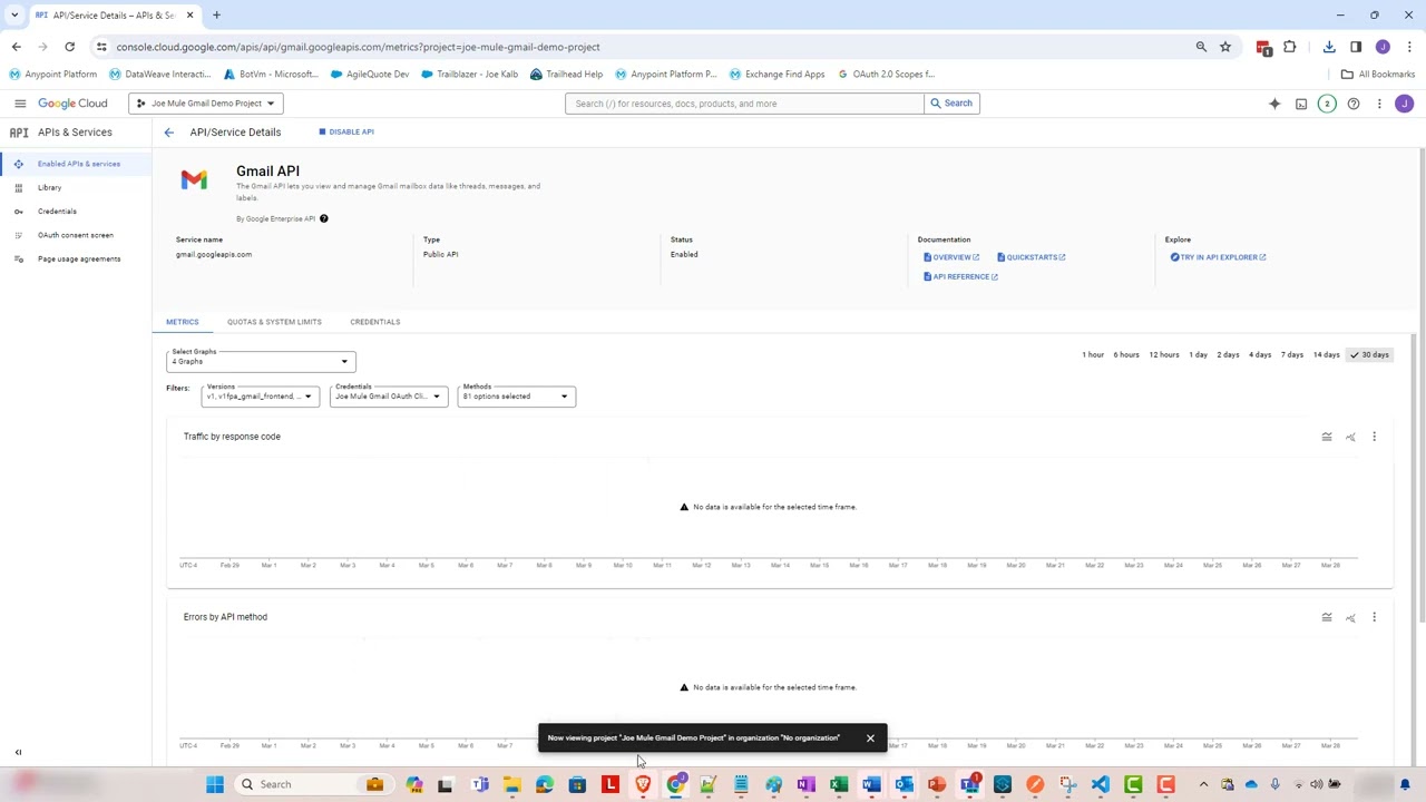 Integrate Gmail APIs with MuleSoft