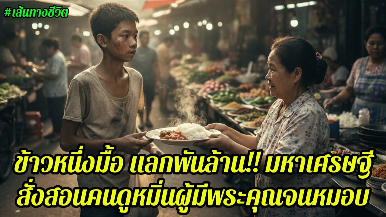 ข้าวหนึ่งมื้อ แลกพันล้าน! มหาเศรษฐีสั่งสอนคนดูหมิ่นผู้มีพระคุณจนหมอบ