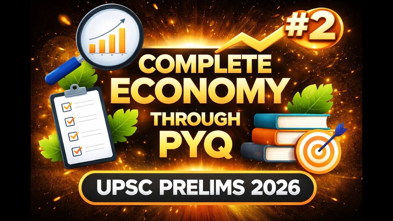 30 Years Economy PYQs = Prelims 2026 Sorted | UPSC Prelims 2026