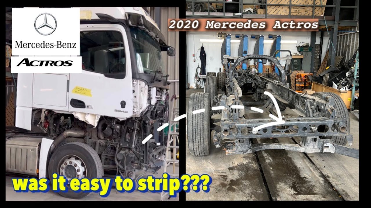 Rebuilding a Wrecked 2020 Mercedes Actros part.2