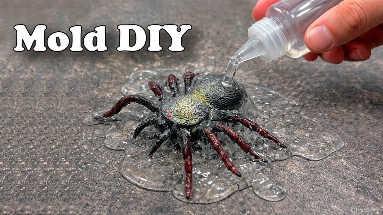 A Budget Friendly and Easy Way to Make a Silicone Spider Mold