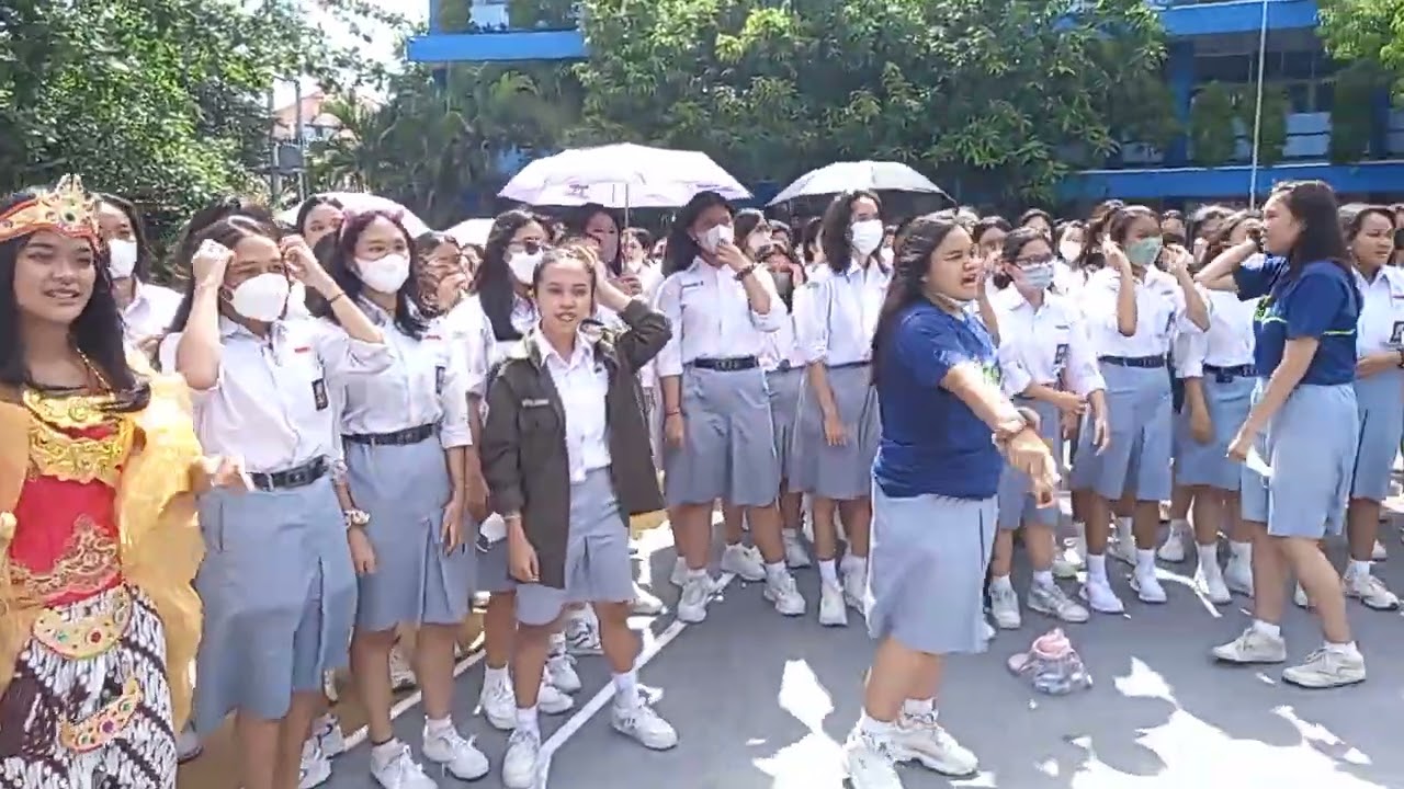 Suporter Cewek2 We Are Stece | Roadshow Honda DBL Jogja 2022 | SMA Stella Duce 1