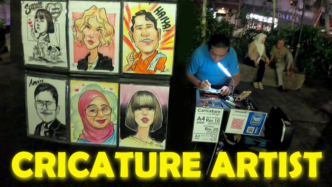 Malaysia Caricature Artist | Explore with emran 