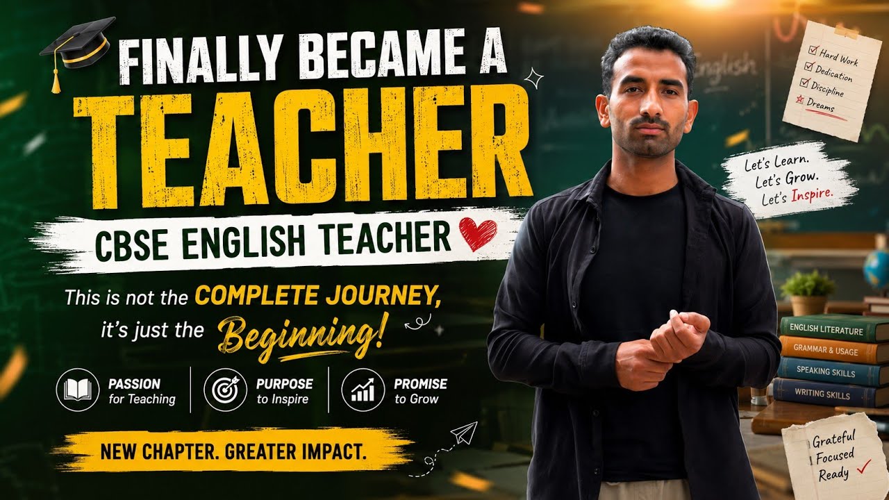 FINALLY SELECTED! 🏆 as CBSE English Teacher! ❤️Teacher Ban Gaya! The Journey Begins