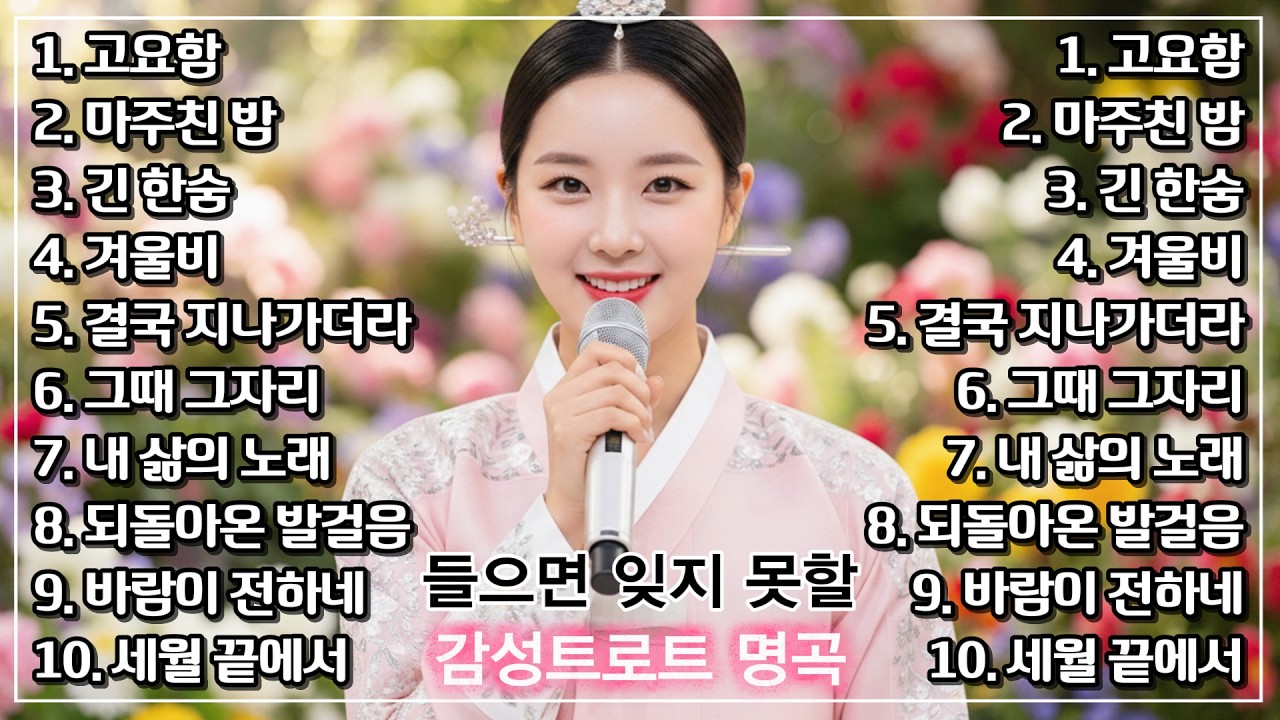 계속 틀어두기 듣기좋은 그때 그 시절 감성 트로트 10선, 추억의 명곡 모음💿당신을 위로 하는 애절한 감동 #인생트로트 #노래 #가요 #대중가요 #한국음악 #감성트로트 #trot