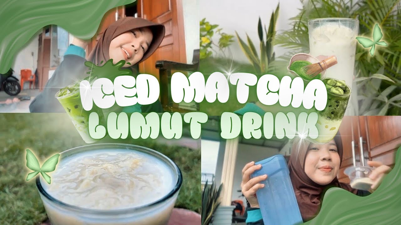 ICED MATCHA LUMUT DRINK 