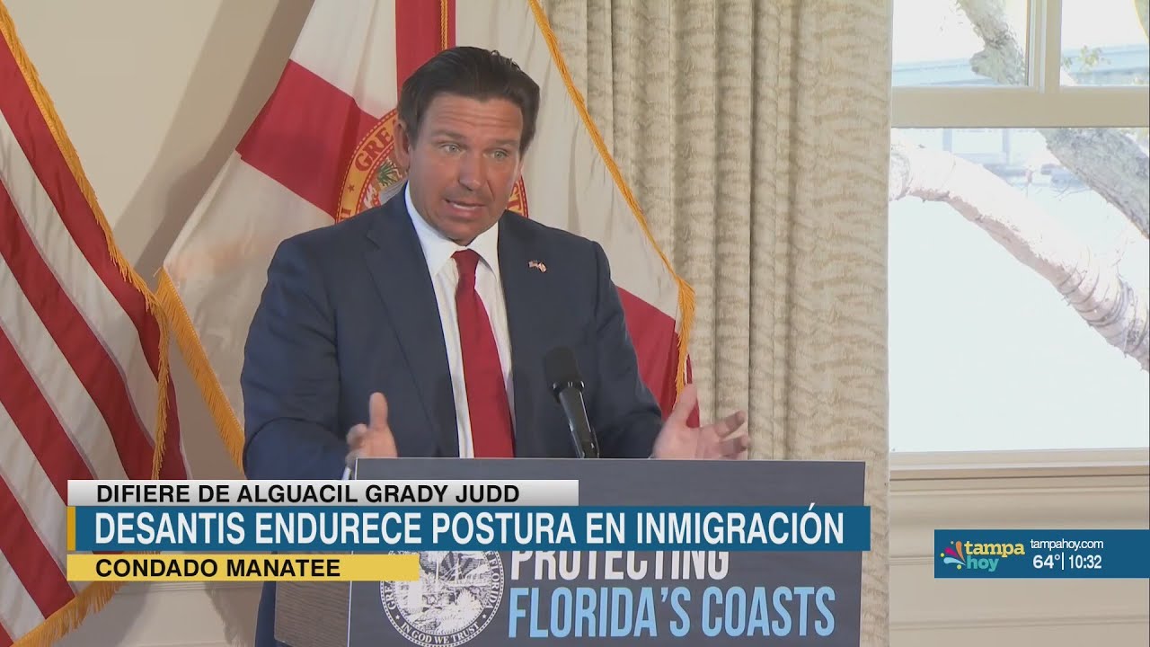 FLORIDA: Desantis endurece postura en inmigración tras declaraciones del alguacil del condado Polk,
