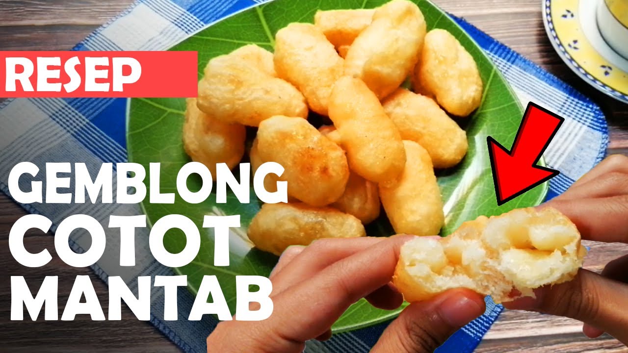 RESEP & CARA BUAT GEMBLONG COTOT/GETHUK GORENG MANTAB-JAJANAN TRADISIONAL