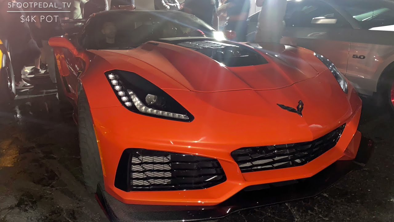 Street racing! C7 Zr1 vs. Twin turbo z06. Grand sport vs. Hellcat. C7 Z06 vs. F1A Camaro. $60k races