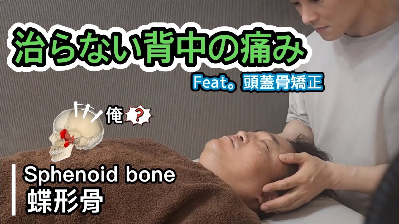 中々治りが遅い慢性痛の場合、頭蓋骨=必須？？