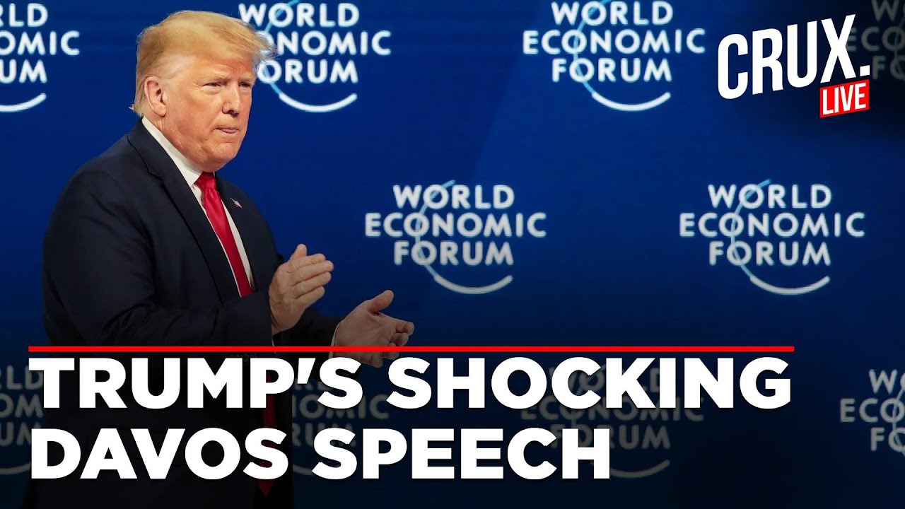 LIVE | Donald Trump Davos Speech | US President Faces Off With NATO Over Greenland | WEF 2026 | Crux