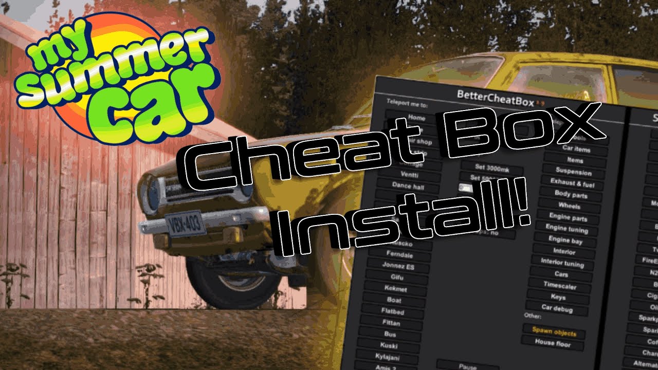Cheat Box Install | My Summer Car |