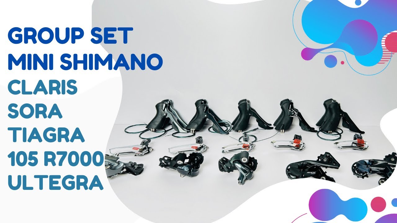 Khám Phá Combo Shimano 3 Món: CLARIS, SORA, TIAGRA, 105 & R8000