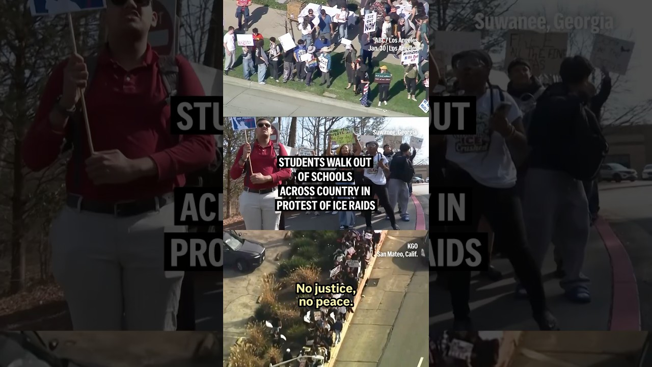 Students walk out of schools across country in protest of ICE raids