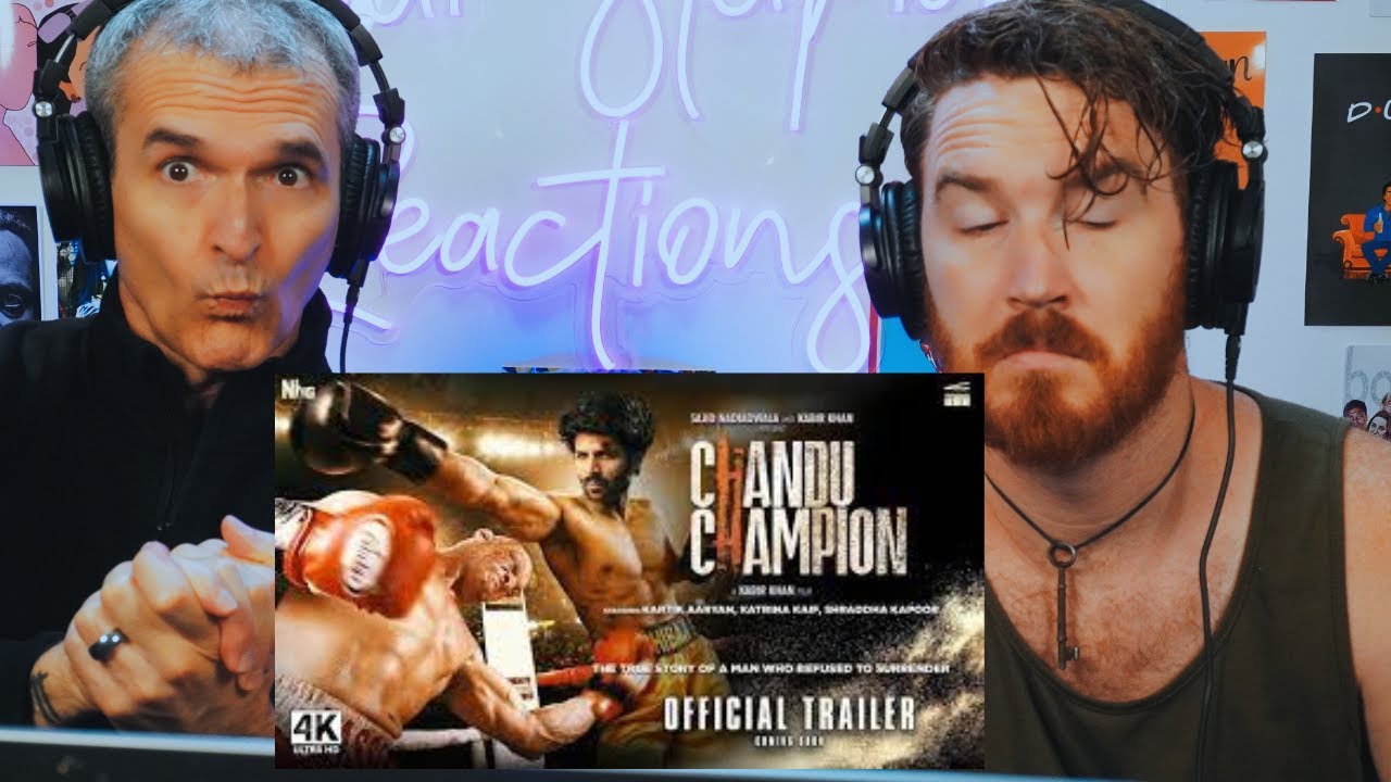 Chandu Champion | Official Trailer | Kartik Aaryan | REACTION!!