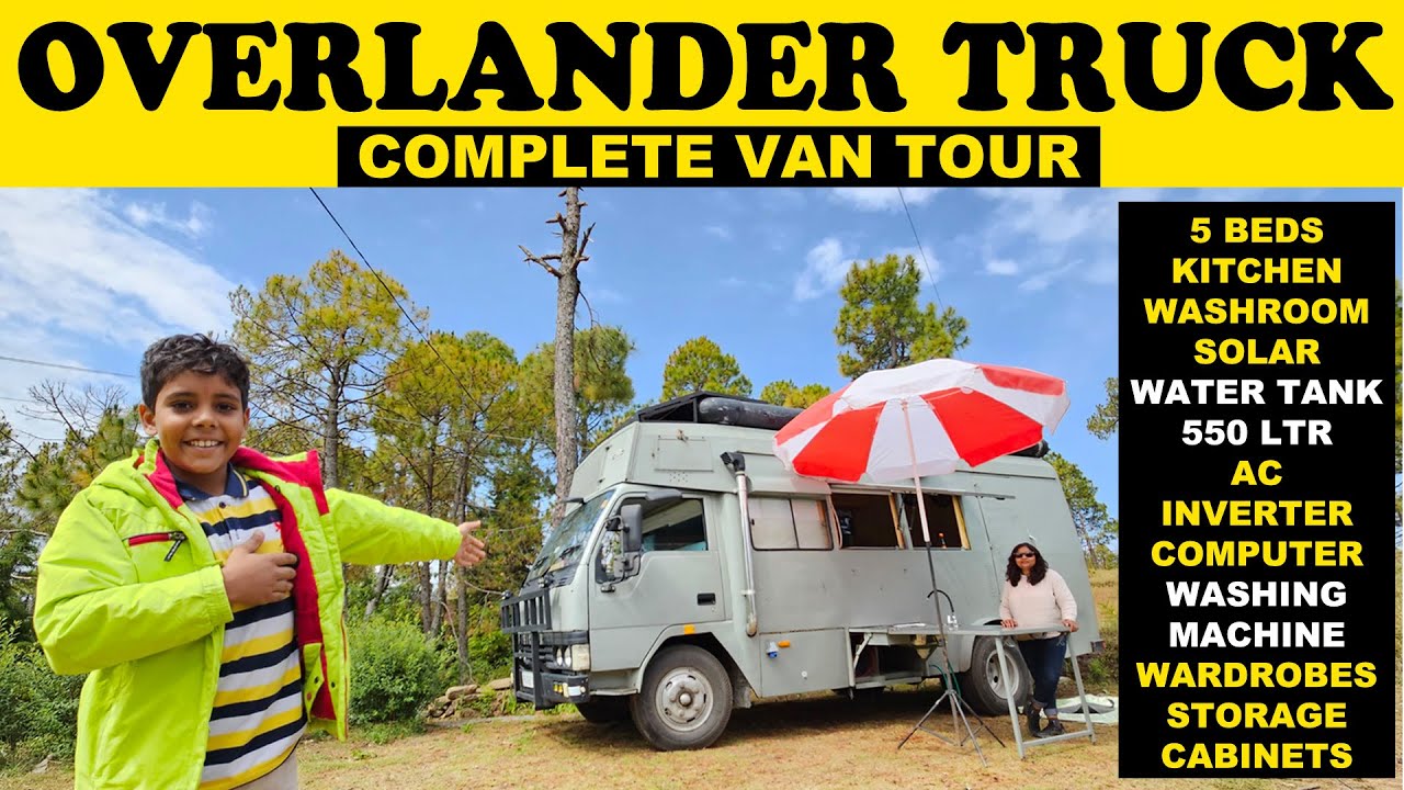 EP 220 / CAMPER VAN TOUR / RV / CARAVAN COMPLETE SETUP IN A TRUCK / HOME ON WHEELS / FAMILY VAN LIFE