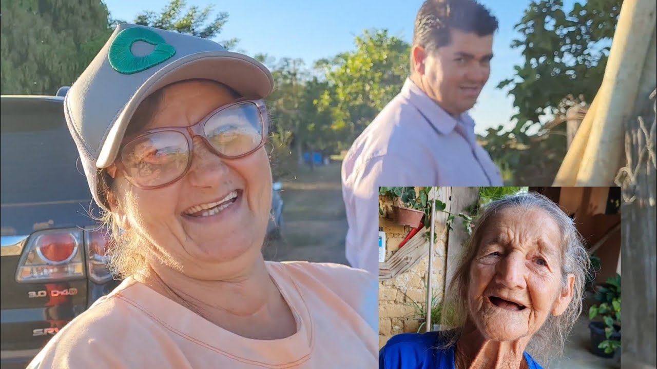 PASSEIO NA RO&Ccedil;A DA MINHA TIA / TARDE MARAVILHOSA COM MINHA VOZINHA