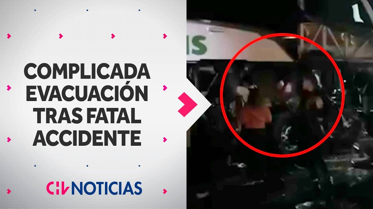 Caótica evacuación de bus de dos pisos tras choque: Revelan nuevos registros de fatal accidente