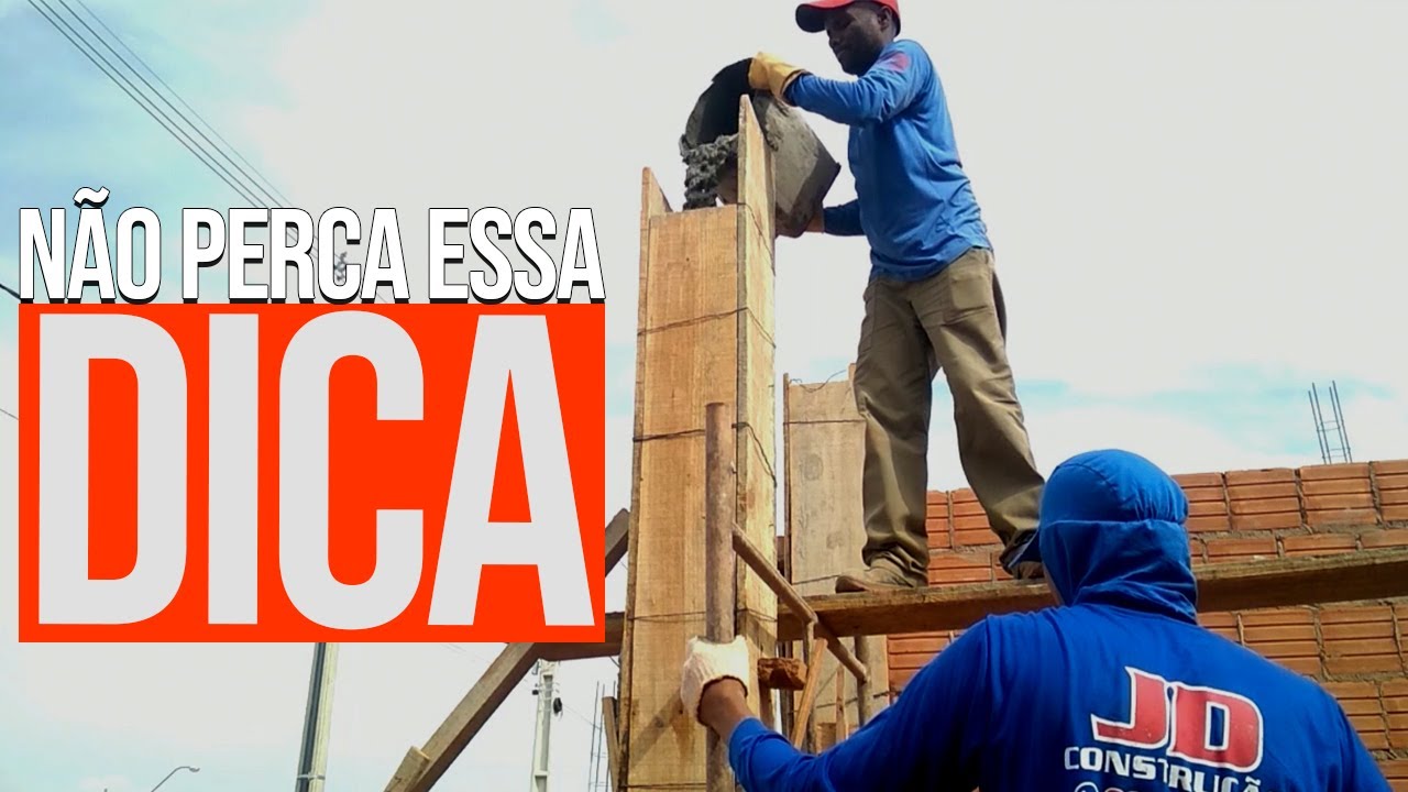 COMO FAZER UM PILAR DE CONCRETO