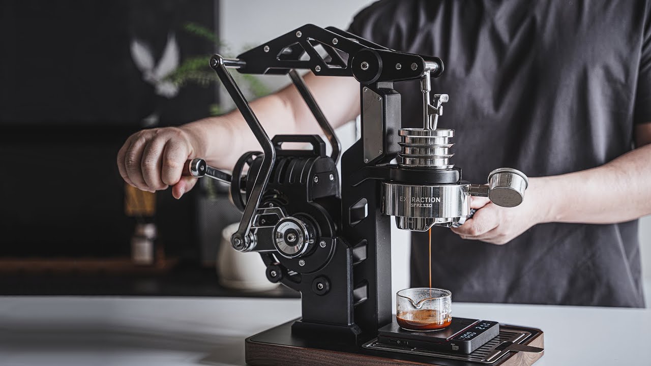 4 Stages Pressure Extraction with MUVNA Mach Mechanical Manual Espresso Machine