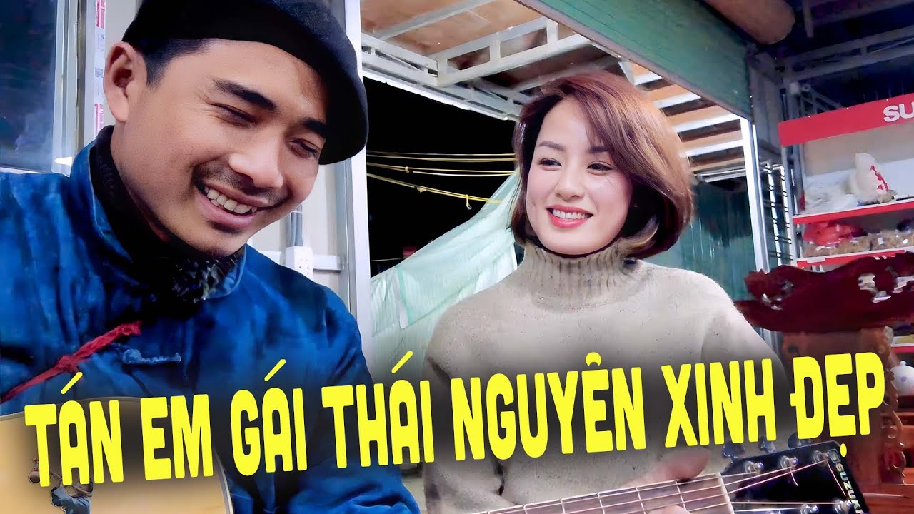 Em Gái Thái Nguyên Xinh Đẹp Đổ Gục Trước Tiếng Đàn A Páo - A Páo Đánh Đàn