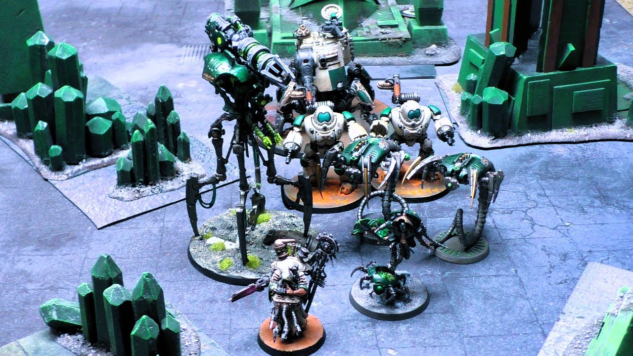 Warhammer 40k - Battlereport 575 - Necrons vs. Adeptus Mechanicus (DE)