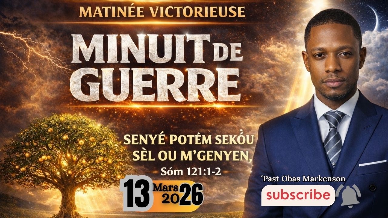 PRIYÈ DU SOIR /DE COMBAT SPIRITYÈL // /13-Mars-2026