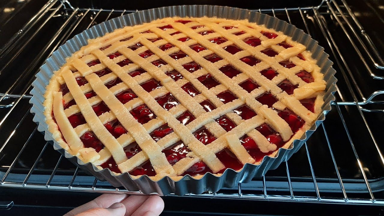 2 bardak VİŞNE ve 10 dakikada fırında ✅ inanılmaz LEZZETLİ ve KOLAY 💯 kıyır kıyır tart tatifi 👌