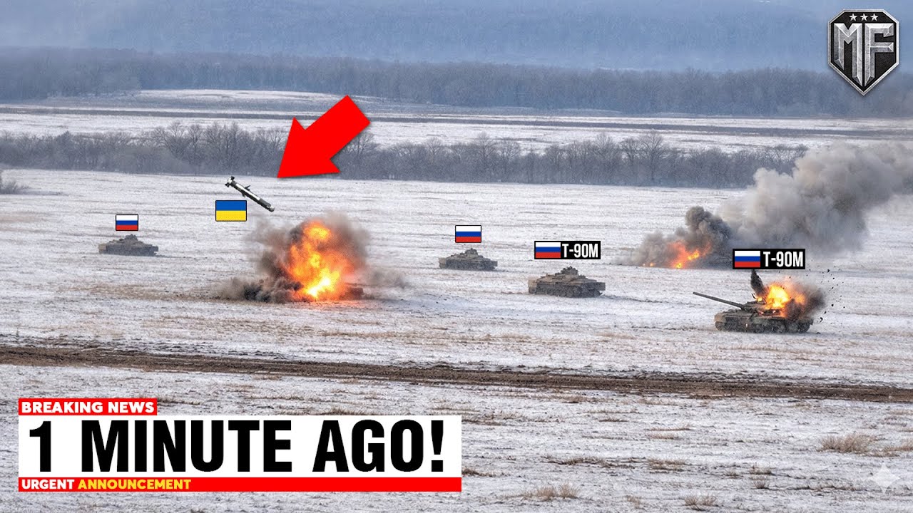 Ukrainian Javelin Missile Spotted Massive Russian Brigade - Then THIS Happened...