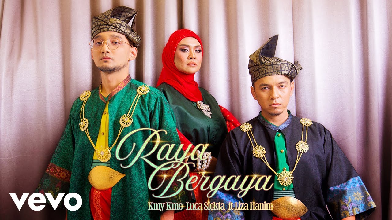 Kmy Kmo, Luca Sickta, Liza Hanim - Raya Bergaya (Official Music Video)