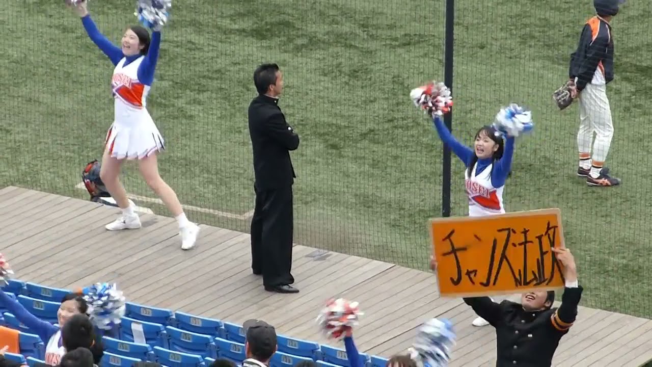 法政大学チャンスパターンメドレー（2014年春季・立教戦：６回表同点・逆転シーン）