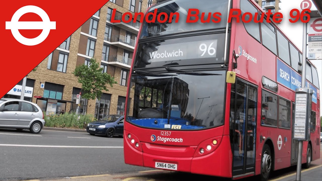@96 Bluewater to Woolwich 🇬🇧 Stagecoach London Bus, Full Route Bus Ride