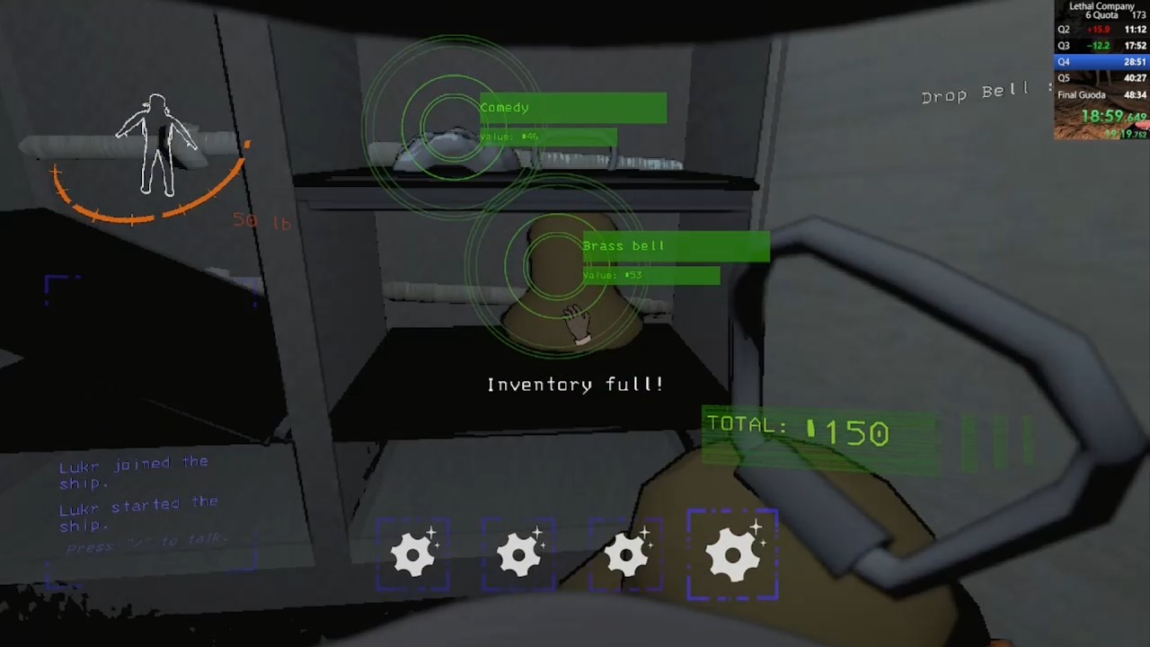 Lethal Company–Q6 solo V60+ in 44:40