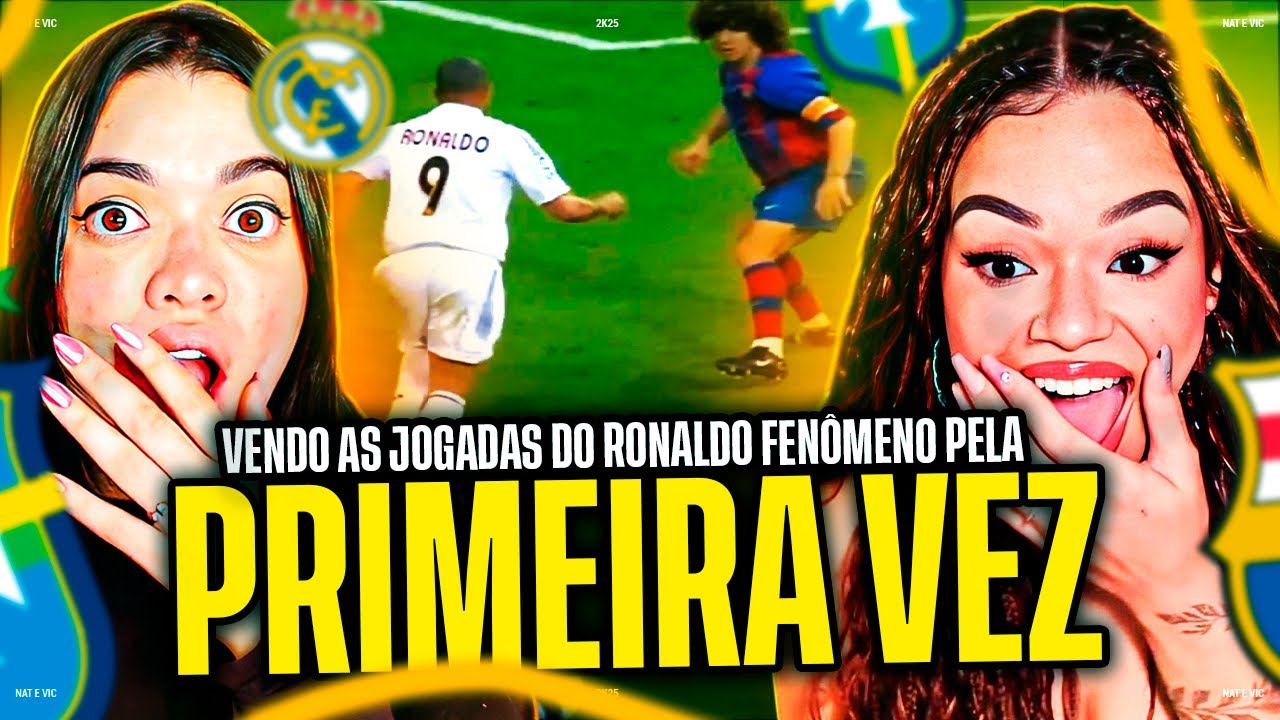 50 JOGADORES DESTRUÍDOS POR RONALDO FENÔMENO | Nat e Vic MV [REACT]