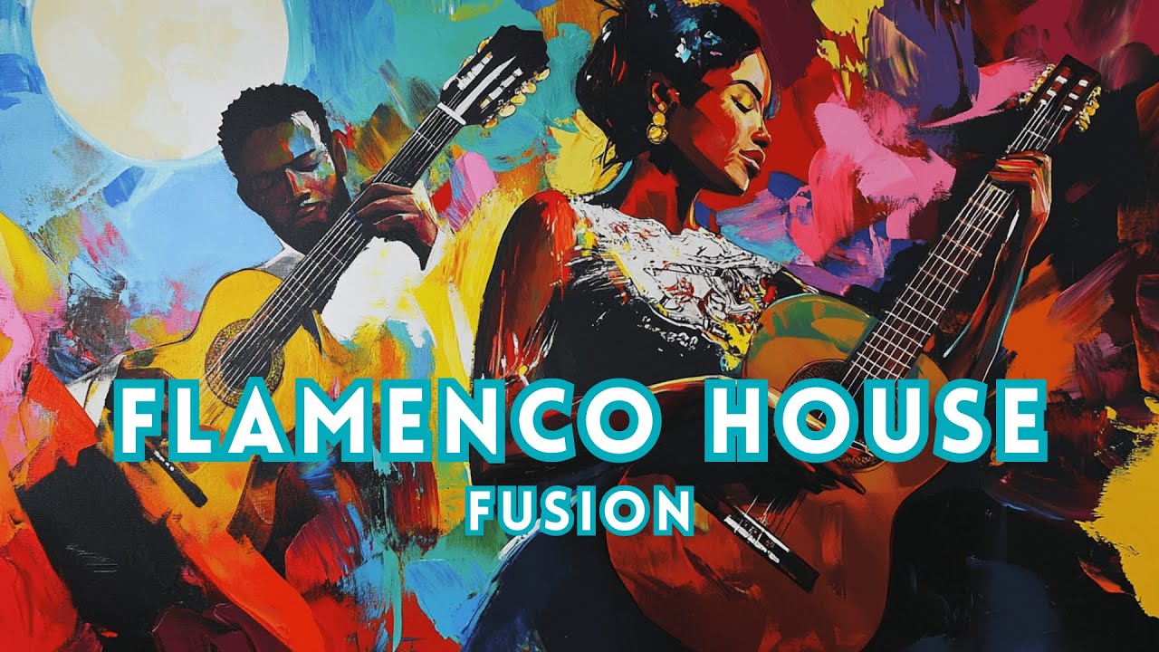 Flamenco Glow Fusion: Málaga Starlit Guitar House, Afro Rhythms & Soul Echoes✨ Chill Music