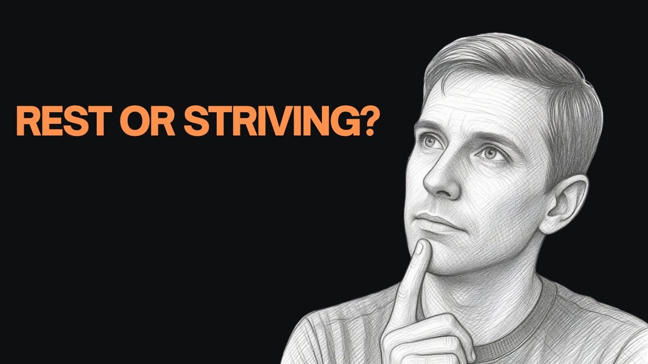 Resting, a different model than striving. (life journey update)