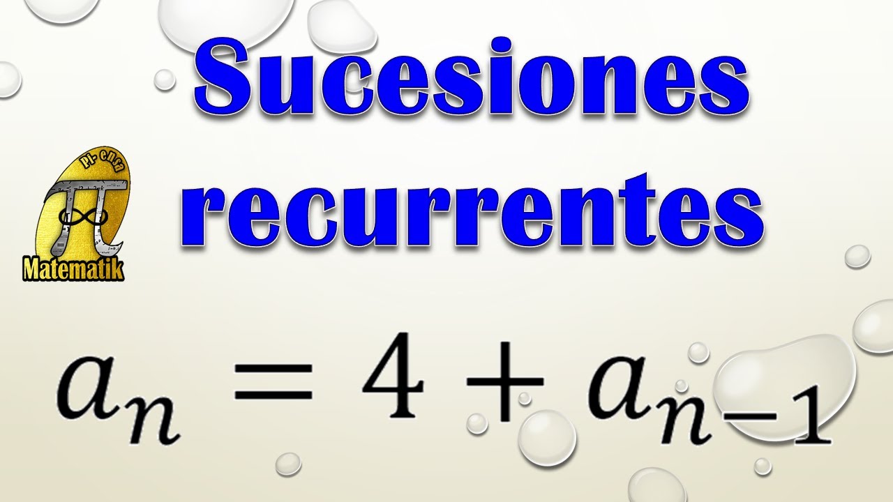 Sucesión recurrente o recursiva | Sucesión de Fibonacci