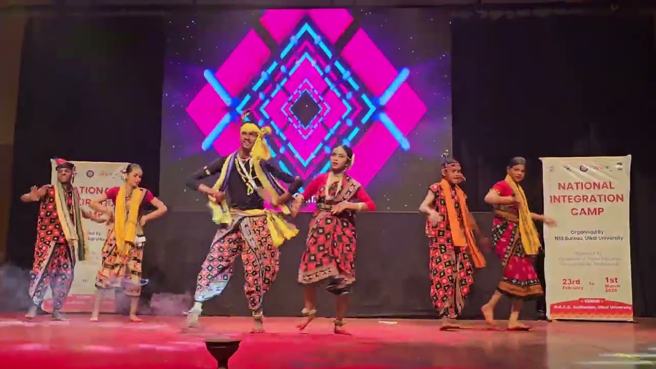Ranga bati (famous Odia Dance) at NI CAMP NSS