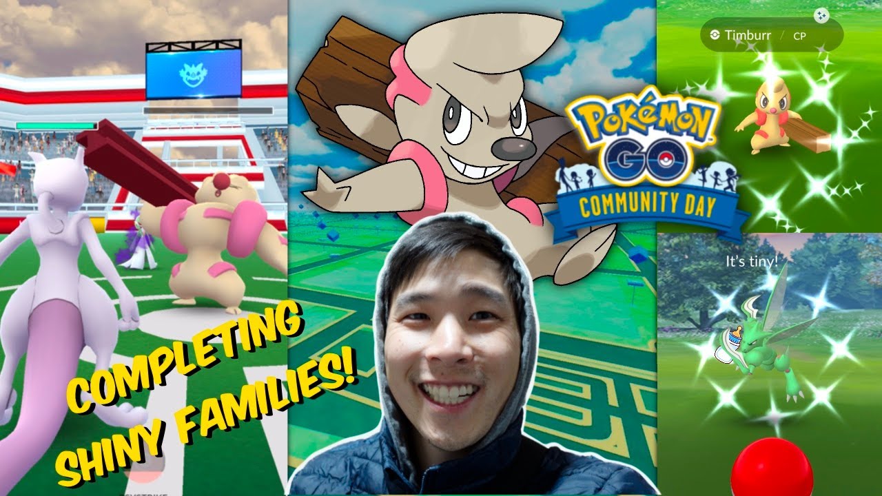 SHUNDO Timburr Hunt! Timburr Community Day! TONS of Shiny Timburr Caught THIS Is What We Got!