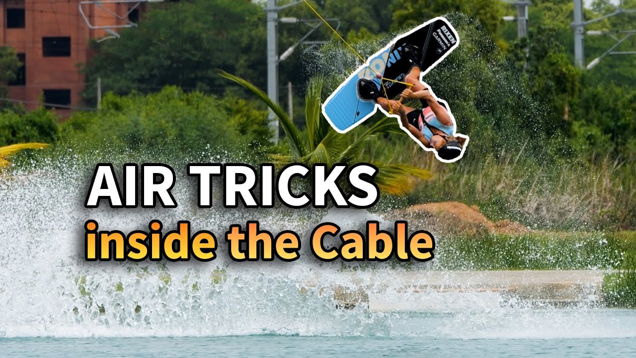 AIR TRICKS inside the Cable Park - Wakeboarding Tutorial