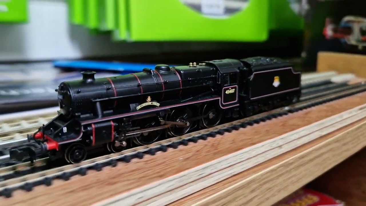Testing a Graham Farish 372-136A LMS Stanier Class 5 45407 ' The Lancashire Fusilier'