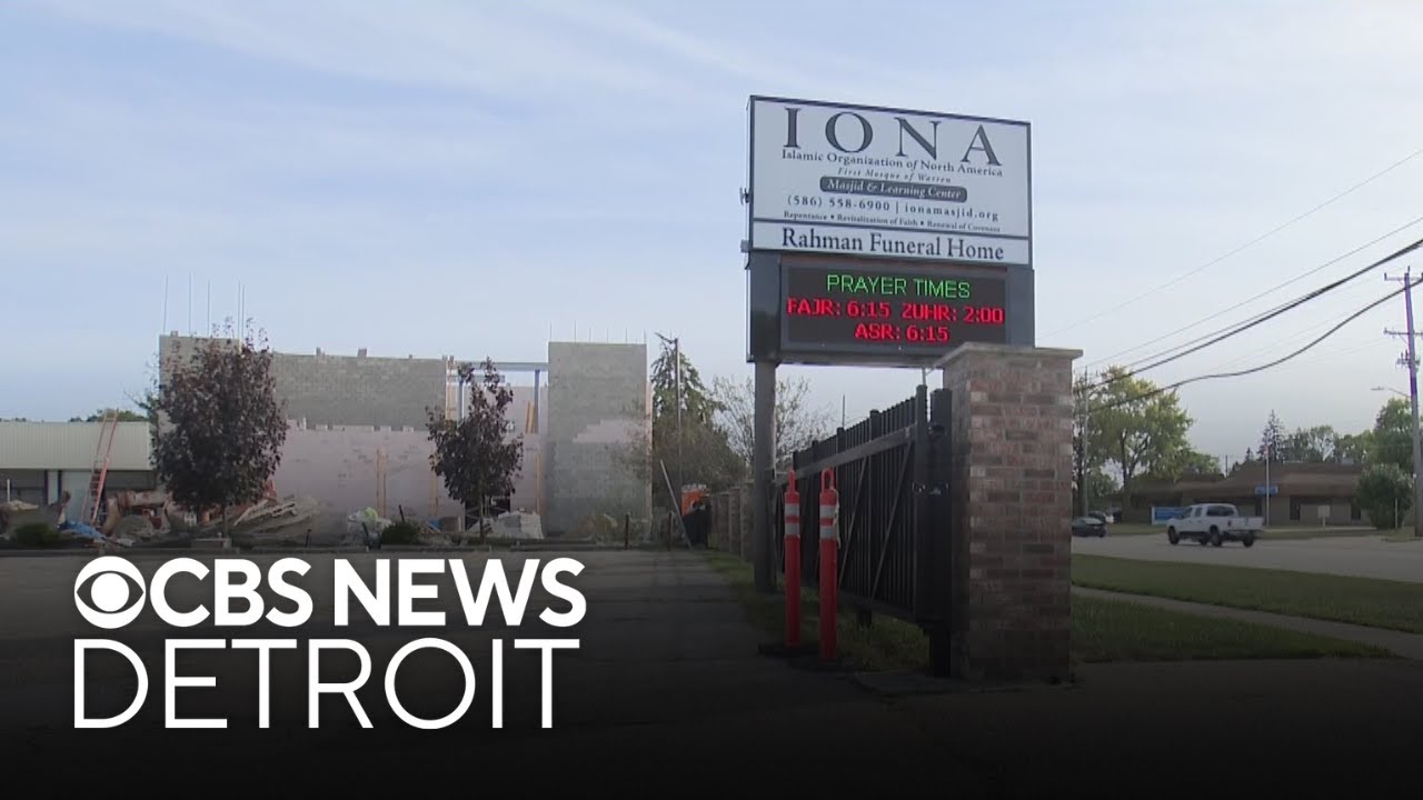Police investigate vandalism at Warren mosque