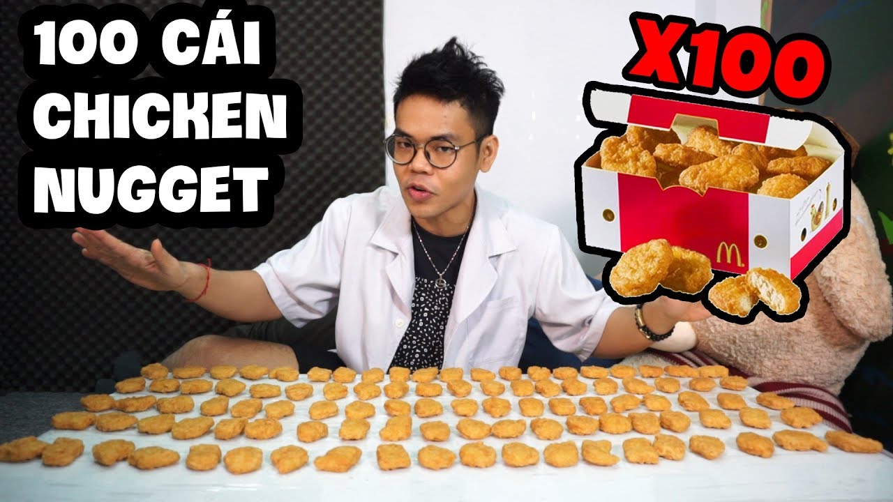 ĂN HẾT 100 CÁI Chicken Nugget McDonalds DỄ HAY KHÓ? (Oops Banana)