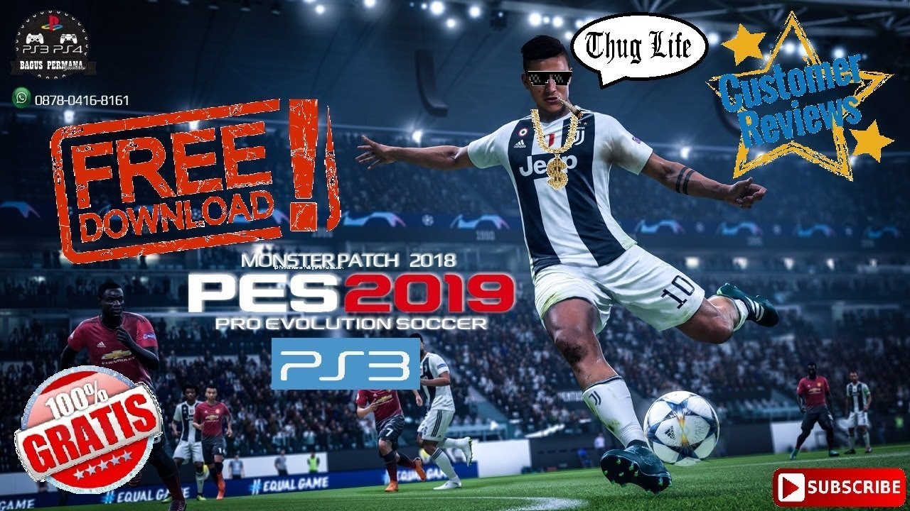PES 2018 PS3 Monster Patch v6.2 AIO Summer 2019