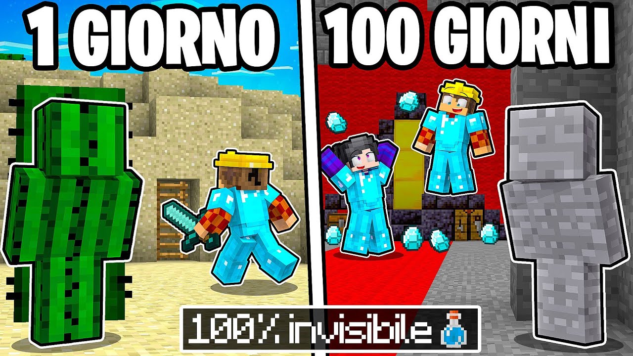HO SPIATO 100 GIORNI I MIEI AMICI SU MINECRAFT! - BIG VANILLA Ep.24