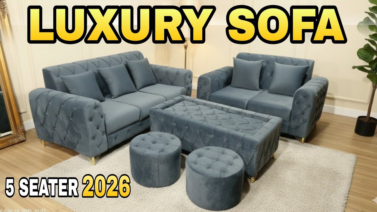 How To Make Sofa | Luxury 5 Seater Sofa | Sofa Factory Full Process | New Sofa Design 2026