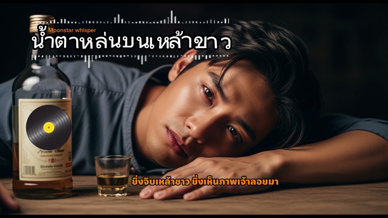 น้ำตาหล่นปนเหล้าขาว - เพลงลูกทุ่งอีสานอกหัก | Official Music Video