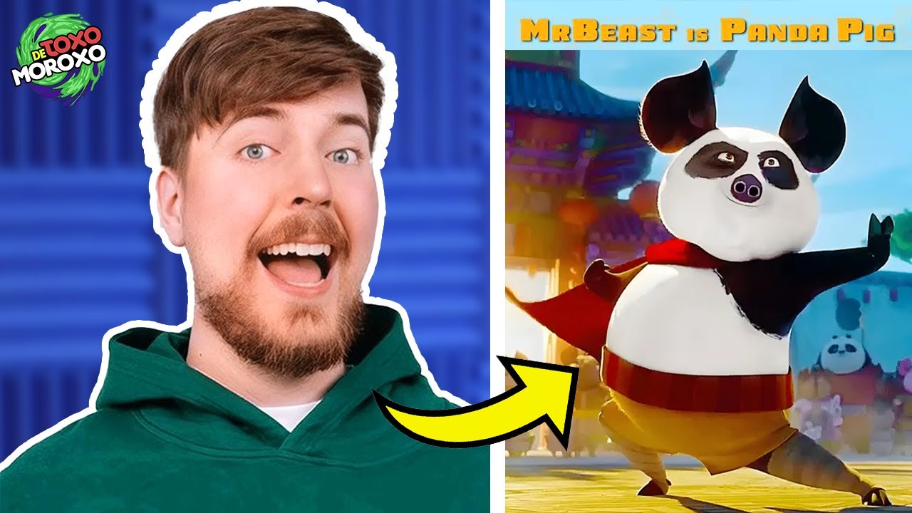 Mr. Beast Sale en Kung Fu Panda 4 😲🎬 | 12 Cosas que No Sabias de las peliculas