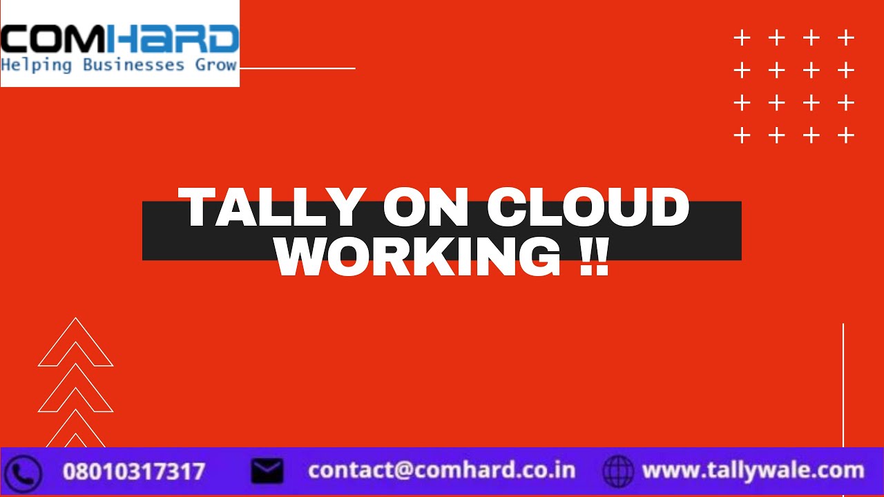 Tally ERP 9 On Cloud || It's Working