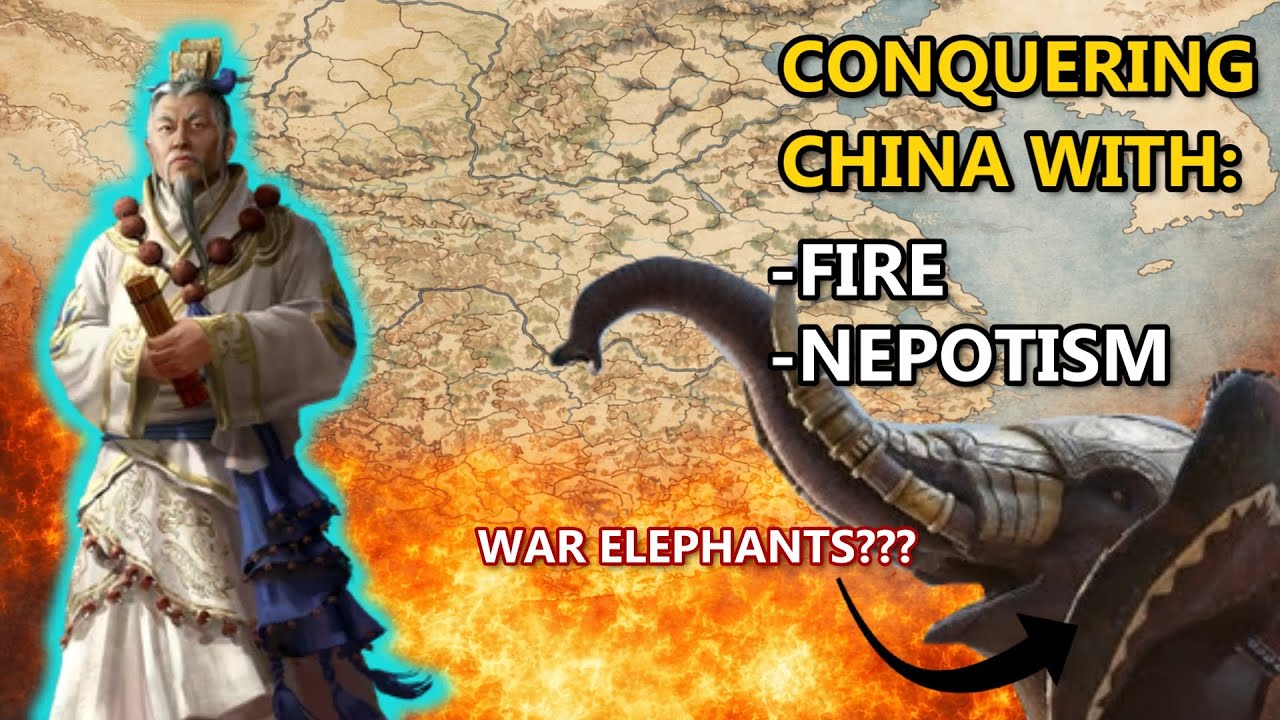 Conquering the South using elephants and nepotism in Total War: Three Kingdoms